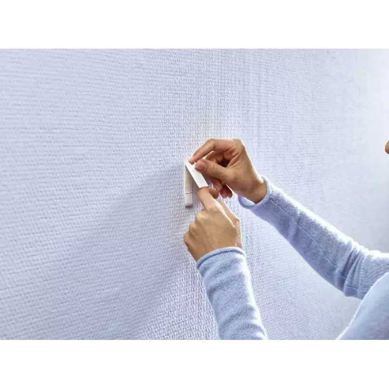 Pregos adesivos tesa 77772 para papel de parede e reboco, 0,5 kg de capacidade, branco, 8 unidades