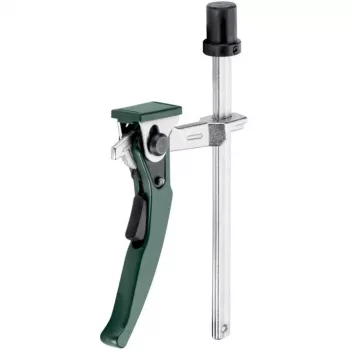 Grampo de aperto rápido vertical Metabo para bancadas MWB, 155 mm de abertura, 70 mm de alcance 630139000