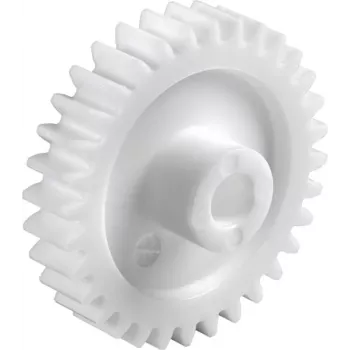 Reely roda dentada reta de poli-acetal módulo 1,0, 15 dentes, furo de 4 mm (SH1015HF)