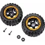 Conjunto de rodas off-road Reely RE-6904695 1:10 (2 unid., 87 mm, sextavado de 12 mm, preto)