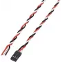 Conjunto de cabos de extensão para servo Reely, pack de 10, 30 cm, 0,35 mm², entrançado, fichas JR/Futaba RE-6992130
