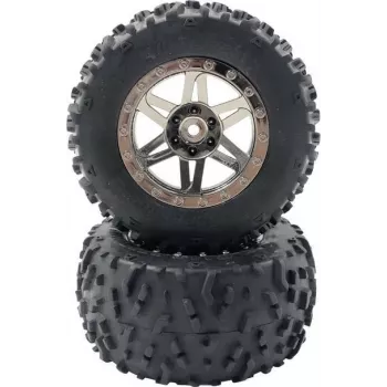 Reely rodas completas RE-6622380 (2 unid., 65 mm, sextavado de 12 mm) para carros RC 1:10