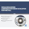 Disco de desbaste Bosch Standard for Metal 125 x 6,0 mm centro rebaixado tipo 27 óxido de alumínio 2608619777