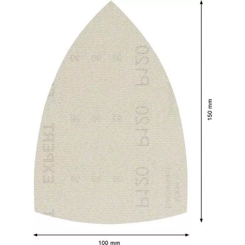 Rede de lixar Bosch Accessories 2608901624 para lixadora múltipla grão 120, 150 x 100 mm, 50 unid.