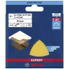 Conjunto de folhas de lixar delta Bosch EXPERT C470 93 mm P60/P80/P120 velcro perfuradas pack de 6 2608900832