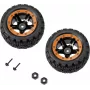 Conjunto de rodas Reely RE-7042668 1:10 On-Road (2 unid., 65 mm, sextavado de 12 mm, preto)