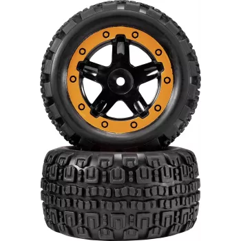 Conjunto de rodas Reely RE-7042668 1:10 On-Road (2 unid., 65 mm, sextavado de 12 mm, preto)