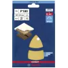 Folhas de lixar perfuradas Bosch EXPERT C470 grão 180 para lixadora orbital 102 x 93 mm, pack de 10 2608900889