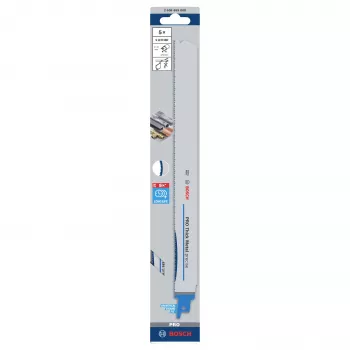 Lâmina de serra sabre Bosch Professional S1237HBF para metal espesso, 300 mm, pack de 5 2608659000