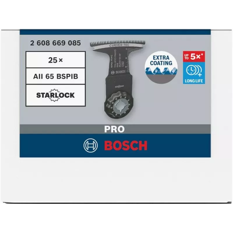 Bosch Expert for MultiMaterial lâmina de imersão PRO AII 65 BSPIB, StarlockPlus, 65 x 40 mm, bimetal 2608669085