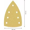 Folhas de lixar Bosch Accessories 2608901641 para lixadora múltipla, grão 60, 150 x 100 mm, pack de 50