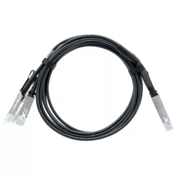 Cabo breakout Direct Attach BlueLAN 400G QSFP-DD para 4x 100G QSFP56, 2m, passivo, AWG26, compatível com Arista (CAB-D-4Q-400G-2M-BL)
