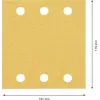 Bosch C470 Best for Wood and Paint folhas de lixa, grão 80, 107 x 115 mm, pack de 50 2608901656