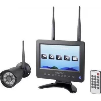 Conjunto de câmara de vigilância sem fios Sygonix SY-4548736 4 canais com 1 câmara 720p 2,4 GHz