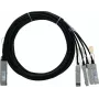 BlueLAN Cabo breakout direct attach passivo 40G QSFP para 4x 10G SFP+ de 2m, compatível com Centec (CAB-Q-S-2M-CT-BL)