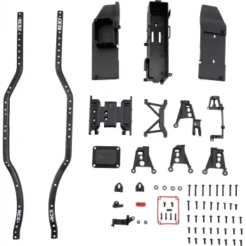 Reely RE-7068336 Chassis principal em alumínio para buggys e trucks RC 1:10
