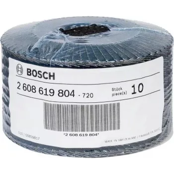 Bosch X-LOCK R780 Best for Inox disco de lixa de aba 125 mm P60 corindo de zircónio cónico tipo 29 2608619804