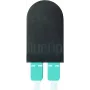 BLUELAN BlueOptics Adaptador loopback de fibra ótica OM3 50/125µm multimodo SC/UPC duplex, aqua/turquesa, ferrule de cerâmica, -40°C a +85°C (BOLBSCOM3)