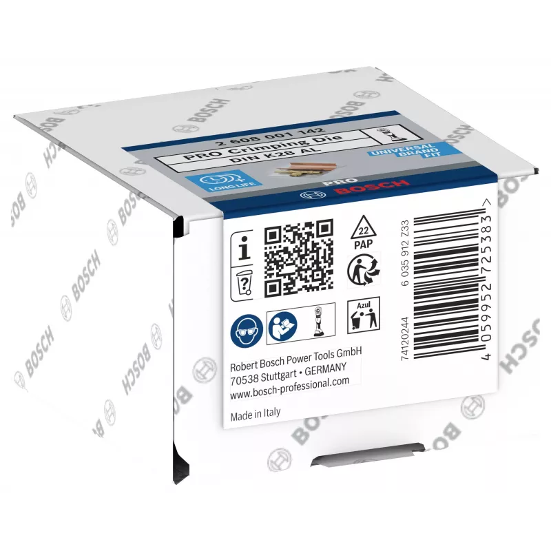 Bosch 2608001142 Inserto de crimpagem para terminais tubulares e conectores, 150 mm²