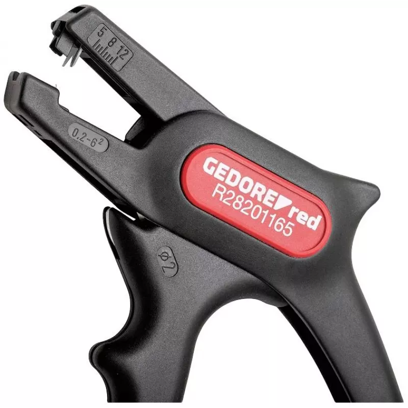 GEDORE R28201165 Alicate de descarnar automático 0,2-6 mm² (24-10 AWG) com corta-fios