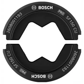 Bosch 2608001166 Matriz de cravar para terminais de tubo e conectores de tubo, 150 mm², perfil sextavado