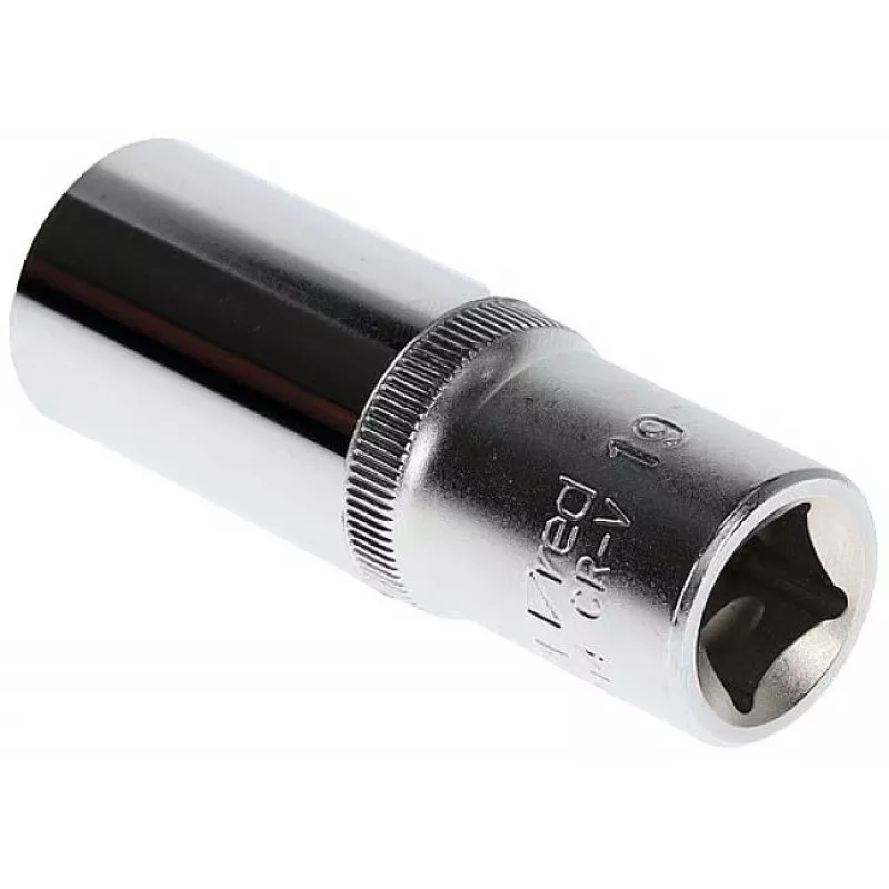 GEDORE red 1/2 polegadas Encaixe 19 mm Chave de caixa longa sextavada, 77 mm de comprimento, cromo-vanádio R61001914