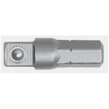 GEDORE red Adaptador de encaixe 1/4 quadrado x 1/4 sextavado, comprimento 25 mm R47100003