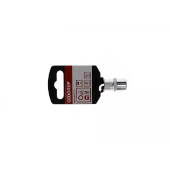 GEDORE red Adaptador de encaixe 1/4 quadrado x 1/4 sextavado, comprimento 25 mm R47100003