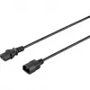 Sygonix SY-5042704 Cabo de ligação para aparelhos frios, CEE 7/7 para IEC C13, 1,5 m, preto