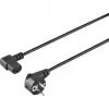 Sygonix SY-5042710 Cabo de ligação para aparelhos frios CEE 7/7 para IEC C13 2 m preto