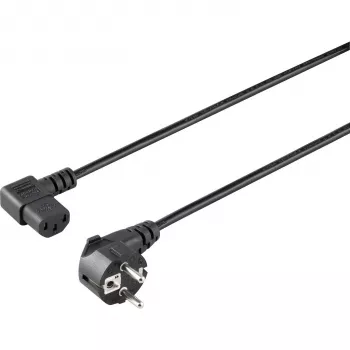 Sygonix SY-5042710 Cabo de ligação para aparelhos frios CEE 7/7 para IEC C13 2 m preto