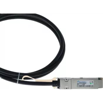BlueLAN Cabo breakout Direct Attach passivo QSFP 40GBASE-CR4 para 4x10GBASE-CR SFP+, 2m, AWG30, compatível com Dell 470-ABXQ 470-ABXQ-BL