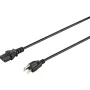Cabo de alimentação Sygonix SY-5042706 IEC C13 CEE 7/7 para C13 2 m preto