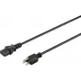 Cabo de ligação para aparelhos elétricos Sygonix SY-5042736 CEE 7/7 para IEC C13 2 m preto