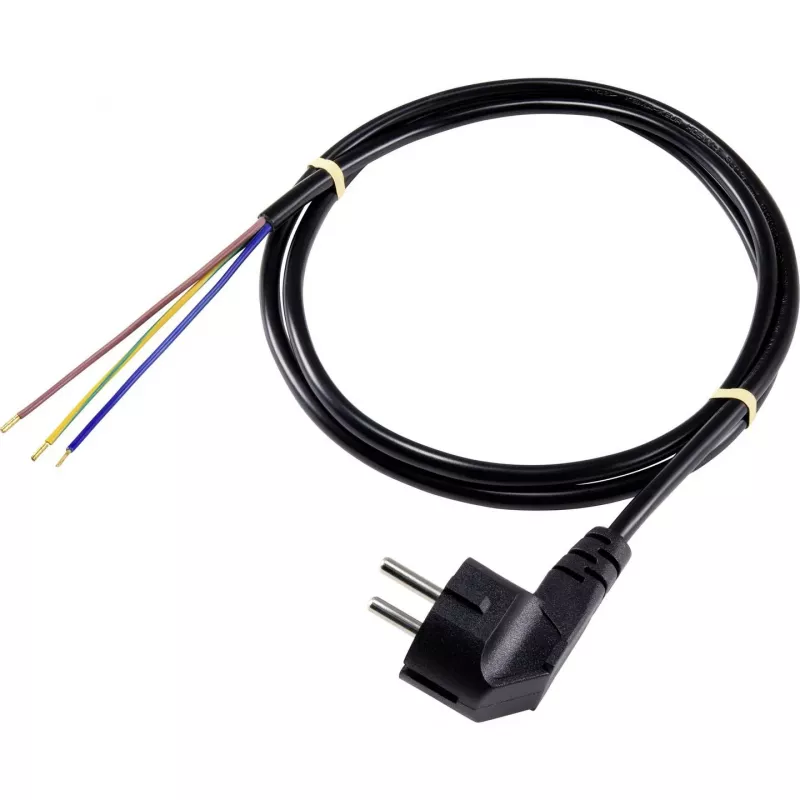 Cabo de alimentação Sygonix SY-5043474 CEE 7/7 para IEC C13 3 m preto