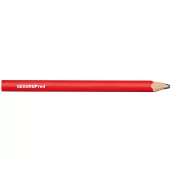 Lápis de carpinteiro Gedore RED 3301432, oval, vermelho, 175 mm, pack de 12