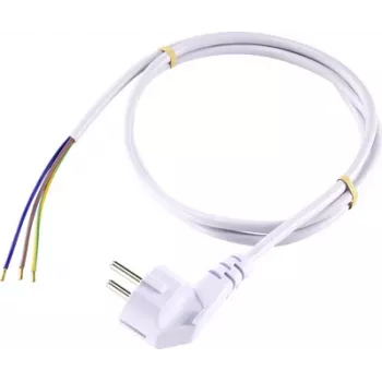 Cabo de alimentação Sygonix SY-5043482 branco 2,00 m