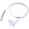 Cabo de alimentação Sygonix SY-5043482 branco 2,00 m