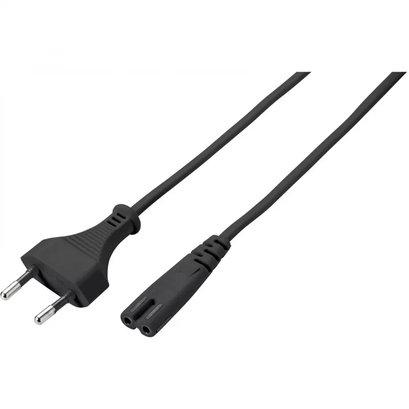 Cabo de alimentação SYGONIX SY-5043504 CEE 7/7 para IEC C13 3 m preto