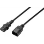 Cabo de extensão para aparelhos elétricos Sygonix SY-5044234, C14 para C13, 3,5 m, preto