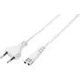 Cabo de alimentação branco Sygonix SY-5044236 3 m Schuko para IEC C13