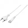 Cabo de alimentação branco Sygonix SY-5044236 3 m Schuko para IEC C13