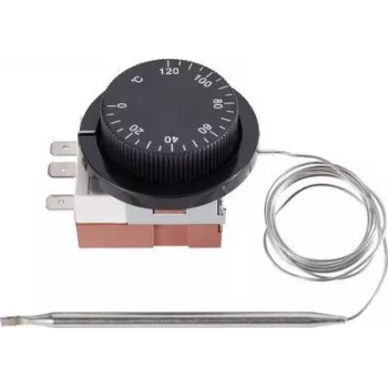 SYGONIX termostato de encastrar 0 a +120°C, sensor capilar, 16A SPDT (SY-5044424)