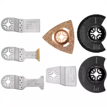 Metabo 626977000 Conjunto de acessórios para ferramenta multifunções, 10 peças, compatível com OIS