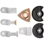 Metabo 626977000 Conjunto de acessórios para ferramenta multifunções, 10 peças, compatível com OIS