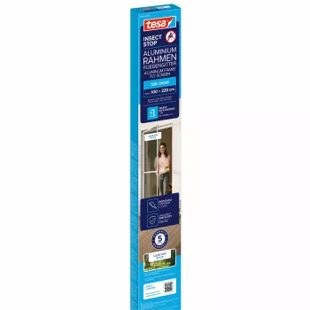 tesa Insect Stop Porta com rede mosquiteira branca 1,0 x 2,2 m (55192-00100-00)