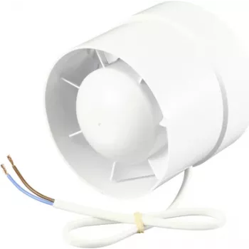 Sygonix SY-5233248 Ventilador de tubo 230 V/AC 130 m³/h 100 mm branco