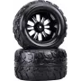 Reely 1:10 Monstertruck Rodas completas pretas 2 unid. (RE-6747333)