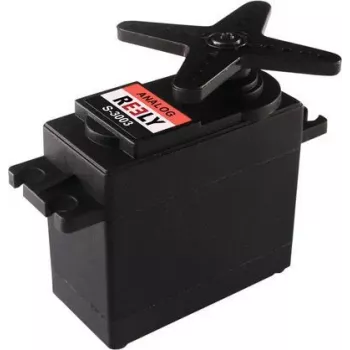 Reely servo padrão servo analógico engrenagens em plástico ficha JR (RE-6751239)