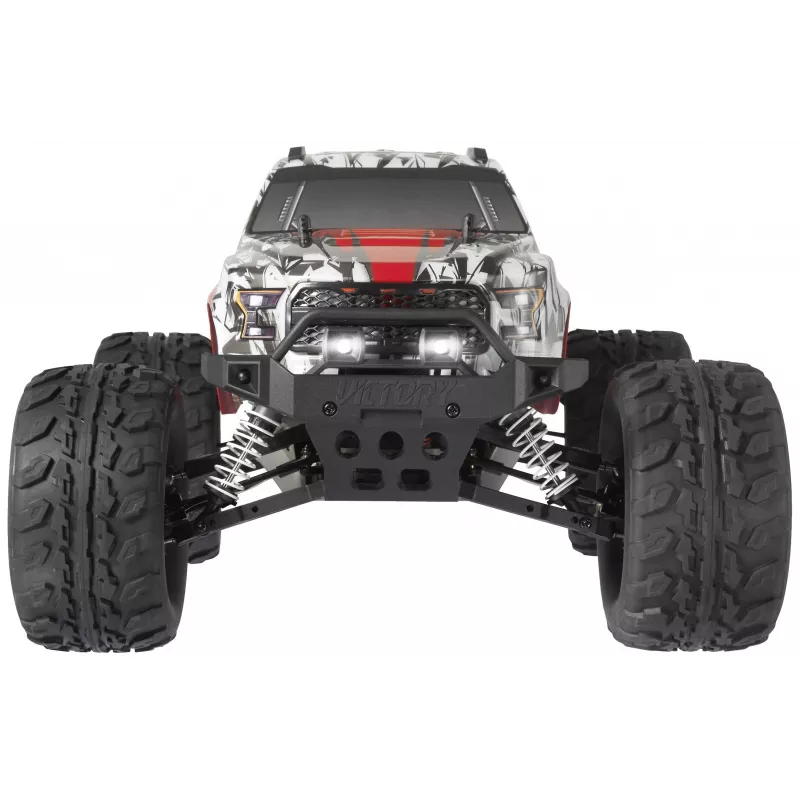 Reely New2 Super Combo Brushless 1:10 RC monstro elétrico 4WD 100% RTR 2,4 GHz com bateria, carregador e pilhas para o emissor (RE-7766676)